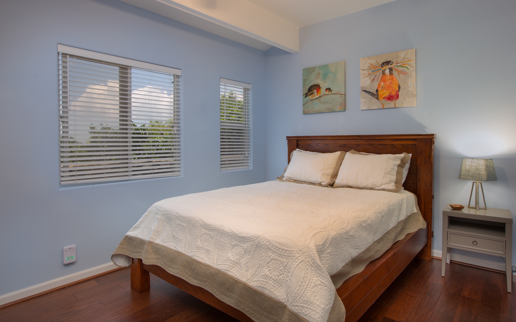 Kailua Kona Vacation Rentals, 7 C's Kona (Big Island) - Third bedroom, equipped with queen bed, spacious closet, and 32" HD smart TV.
