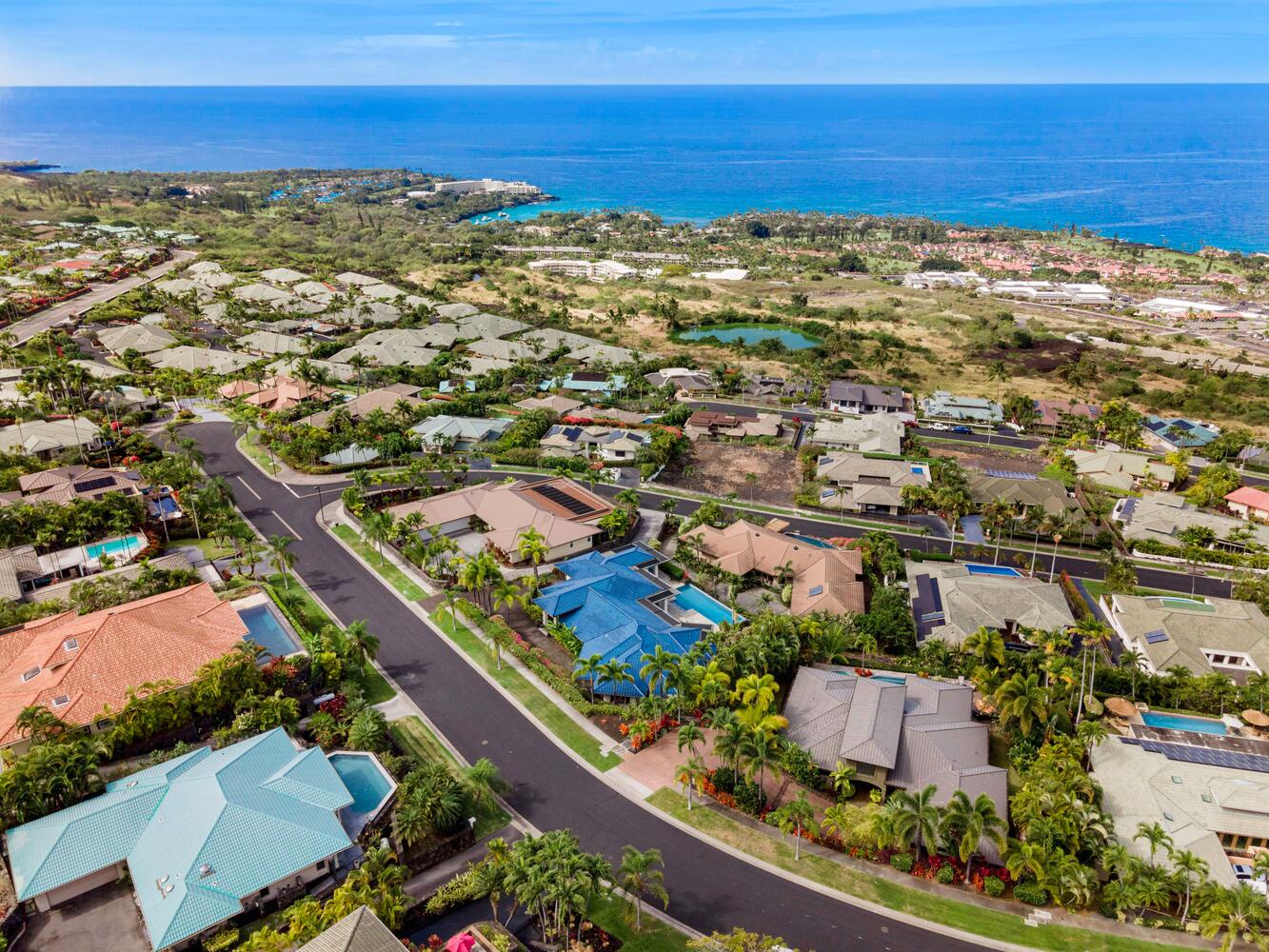 Kailua Kona Vacation Rentals, Blue Hawaii - Aerial shot of the location.
