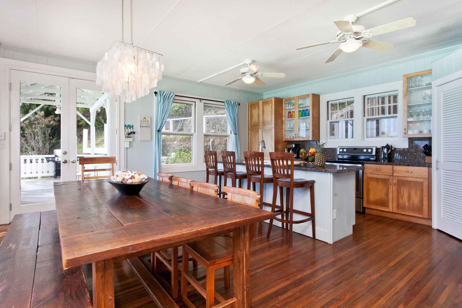 Kailua Vacation Rentals, Hale Mahina Lanikai* - Dining area conveniently located right off the kitchen.