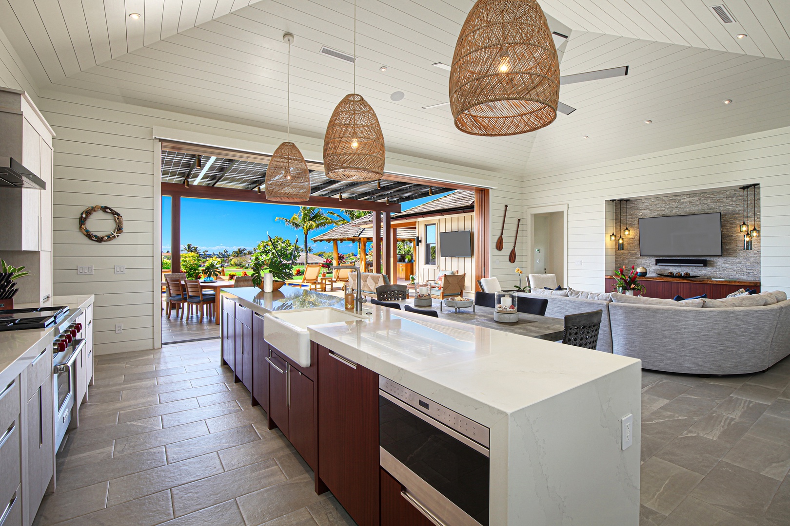 Koloa Vacation Rentals, Hale Mala Ulu - Open kitchen where to cook all your favorite meals