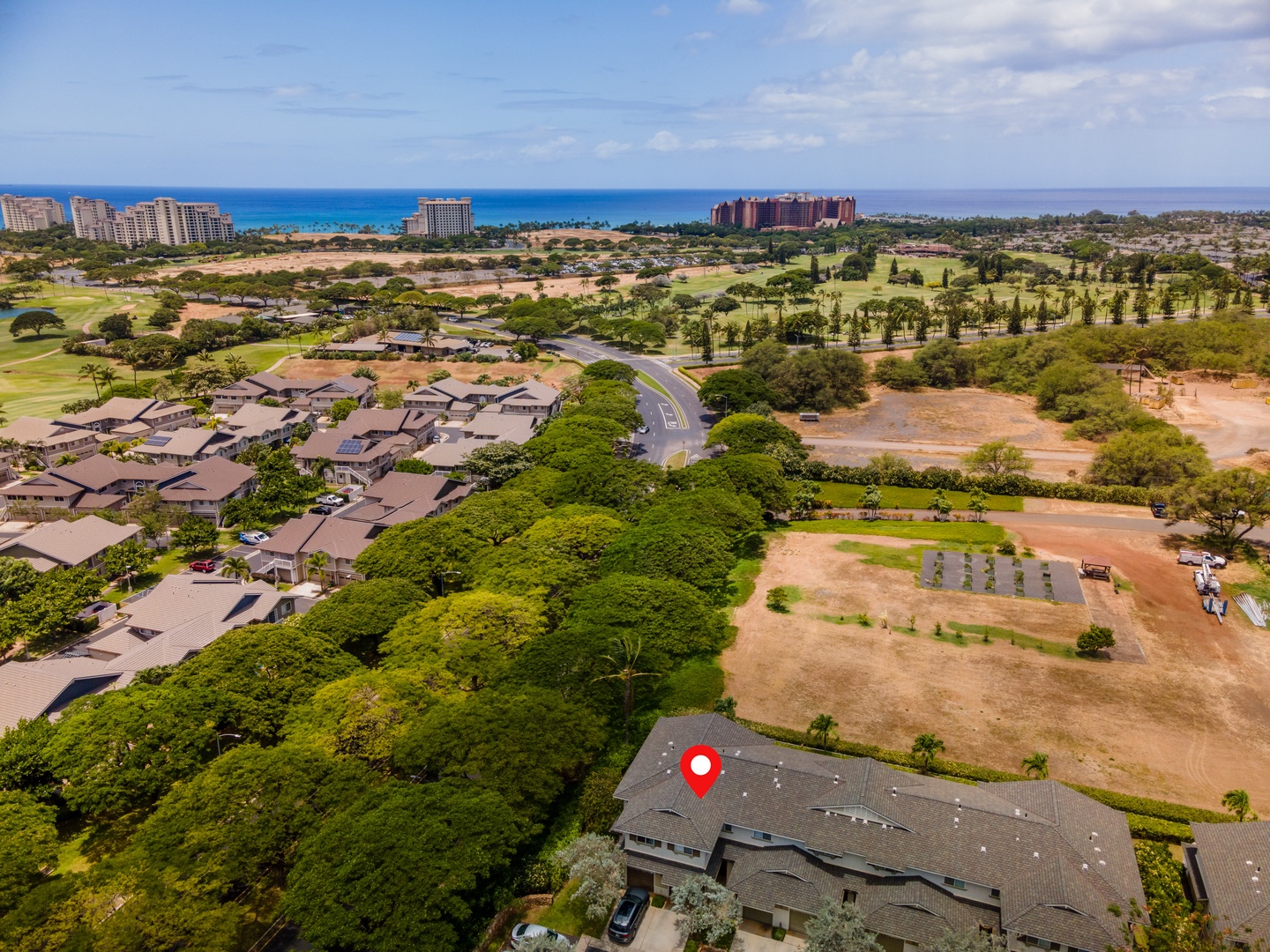 Kapolei Vacation Rentals, Hillside Villas 1496-2 - An expansive look over the island and sea.