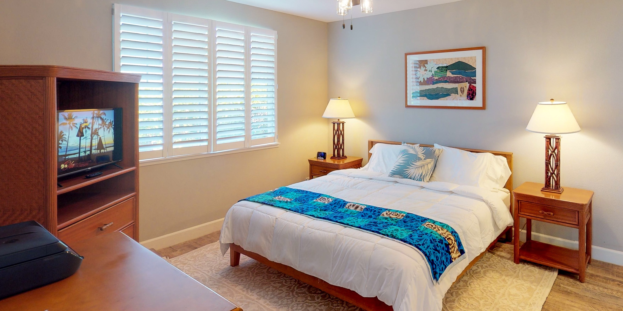 Kapolei Vacation Rentals, Ko Olina Kai 1051A - Relax in the spacious primary bedroom.