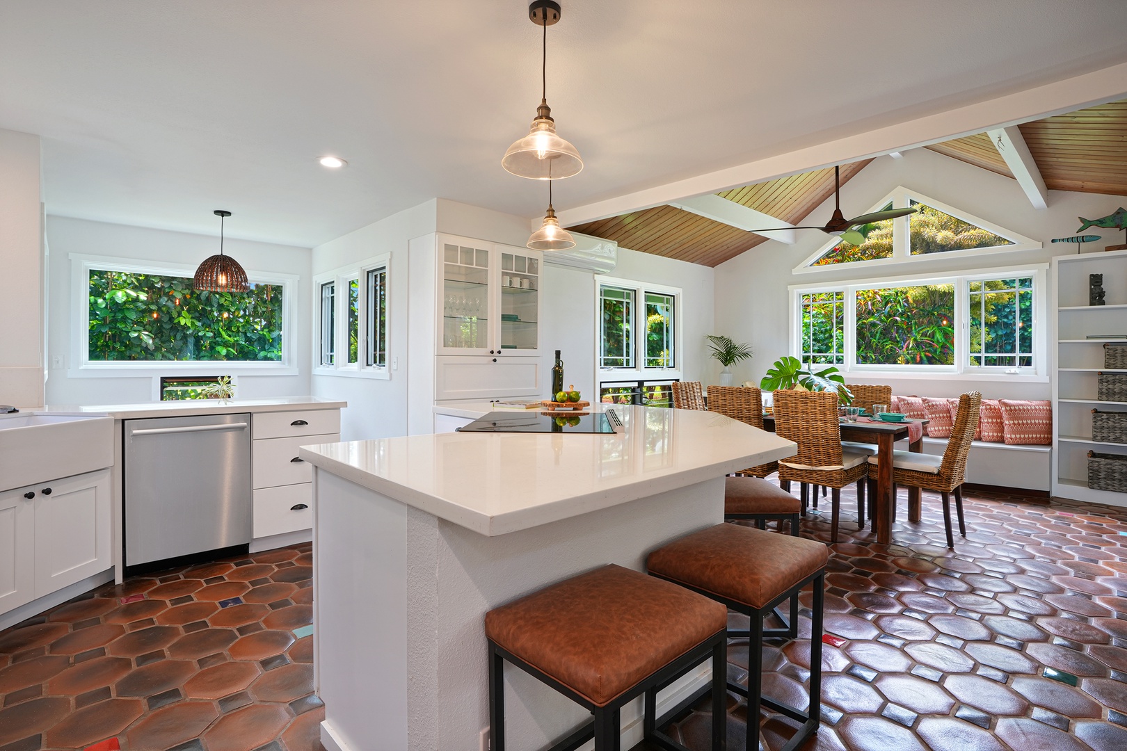 Princeville Vacation Rentals, Kaiana Villa - Enjoy cooking a fresh meal in this amazing kitchen