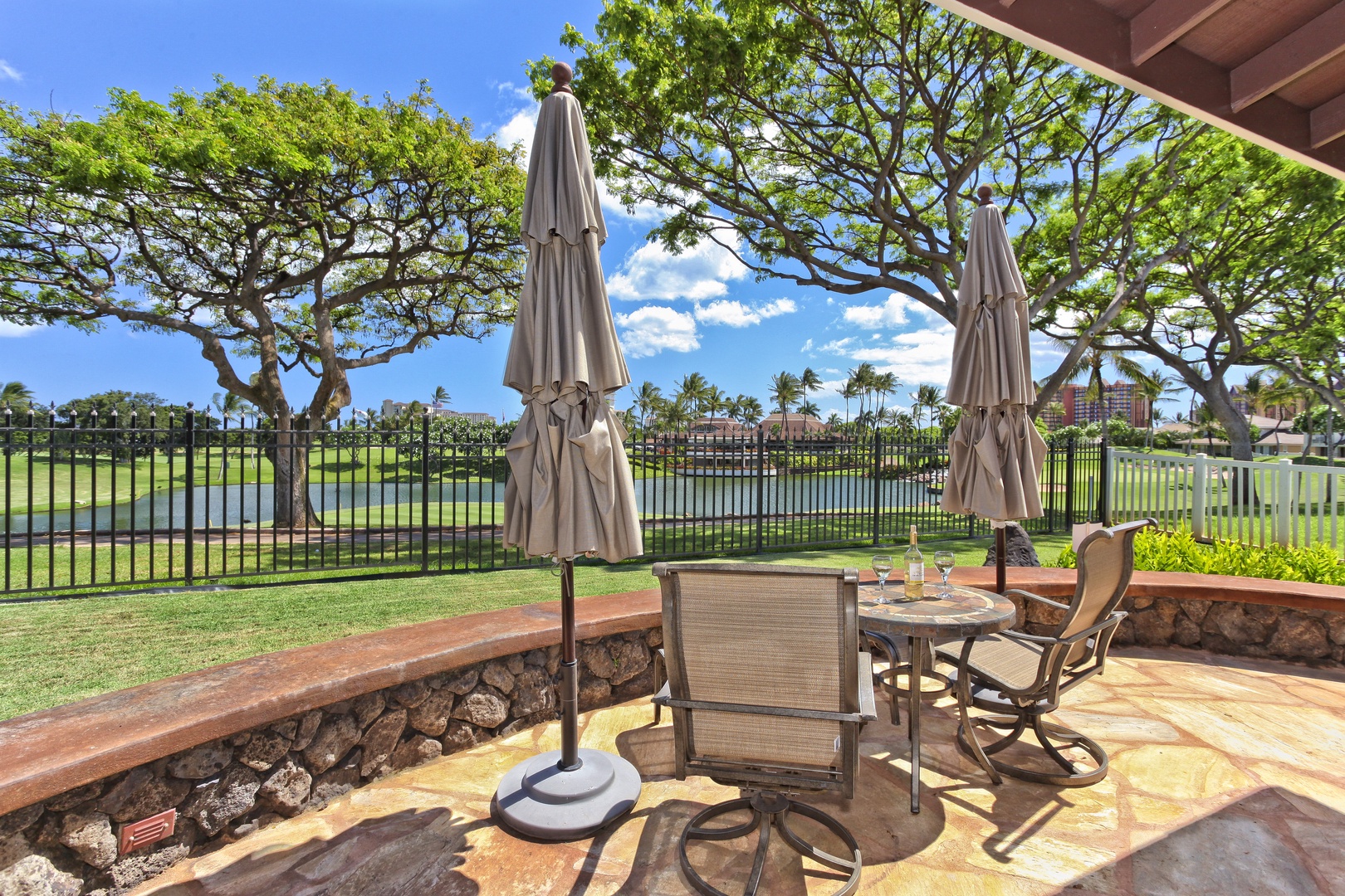 Kapolei Vacation Rentals, Ko Olina Kai Estate #20 - A panoramic view from the lanai.