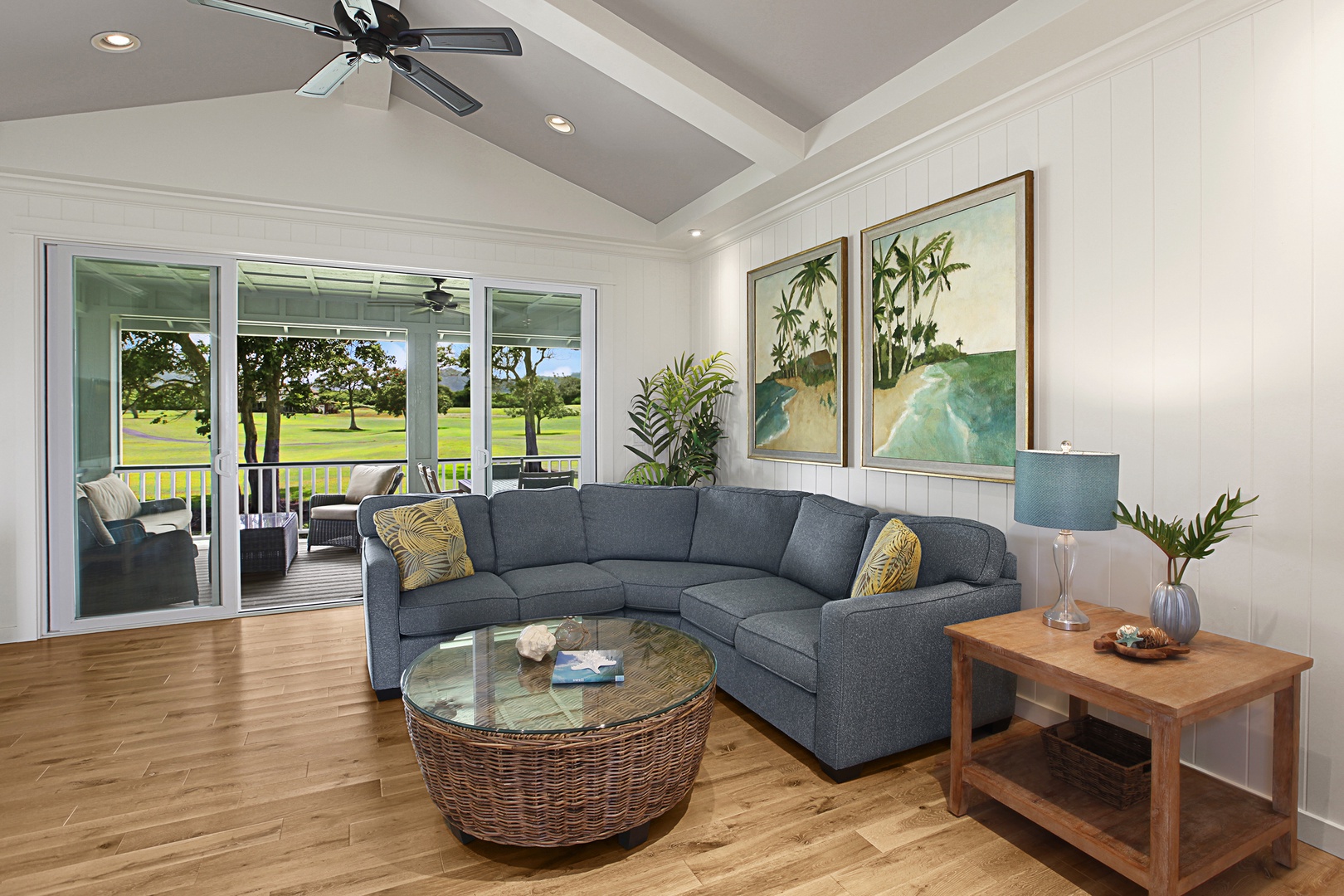 Koloa Vacation Rentals, Kiahuna Plantation Hale - Living room