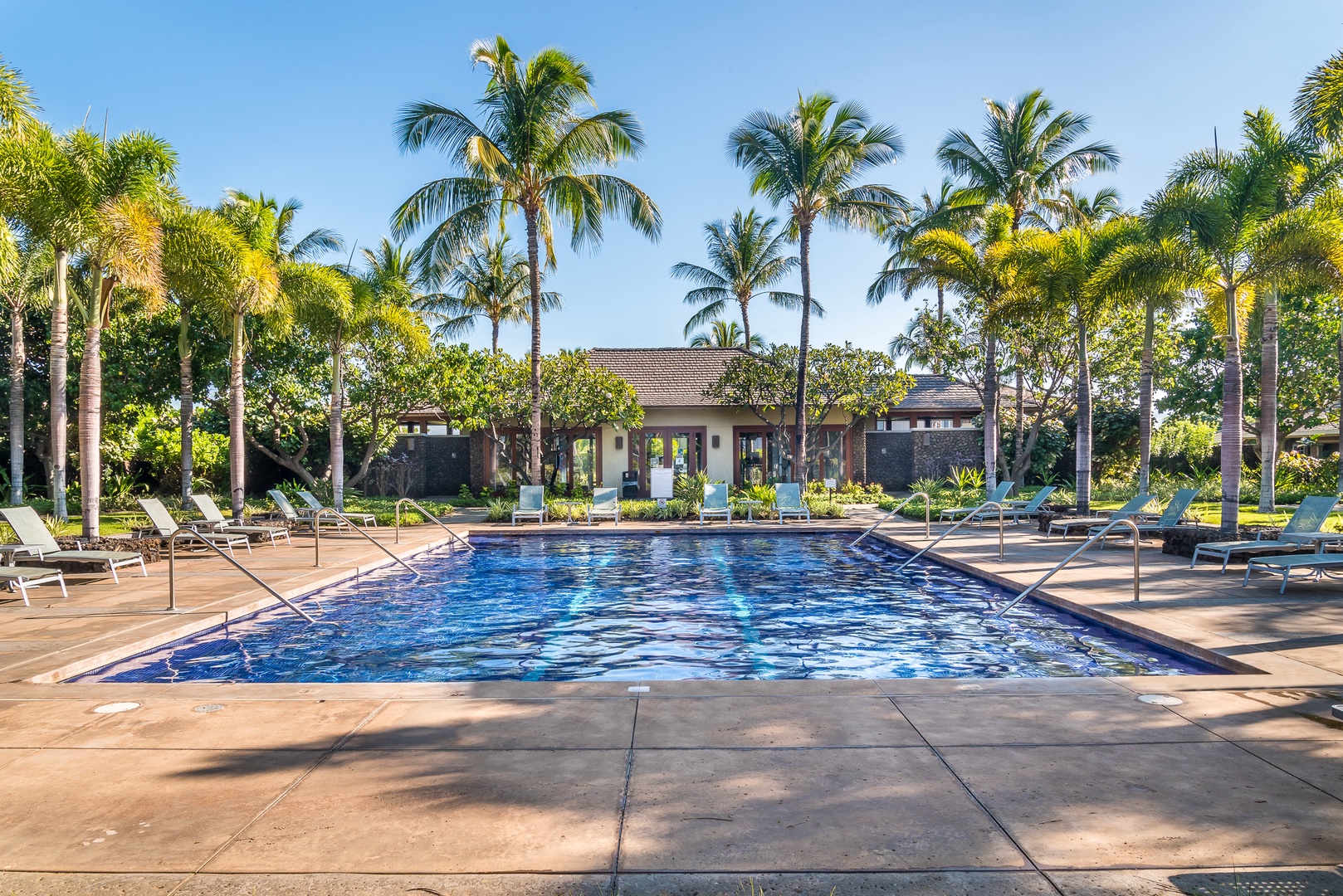 Kamuela Vacation Rentals, Kulalani at Mauna Lani 804 - Kulalani Lap Pool Dabbled in Morning Light