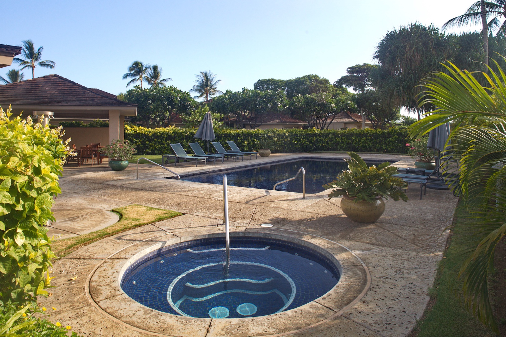 Kailua Kona Vacation Rentals, 3BD Golf Villa (3101) at Hualalai Resort - Exclusive use of nearby neighborhood pool & hot tub.