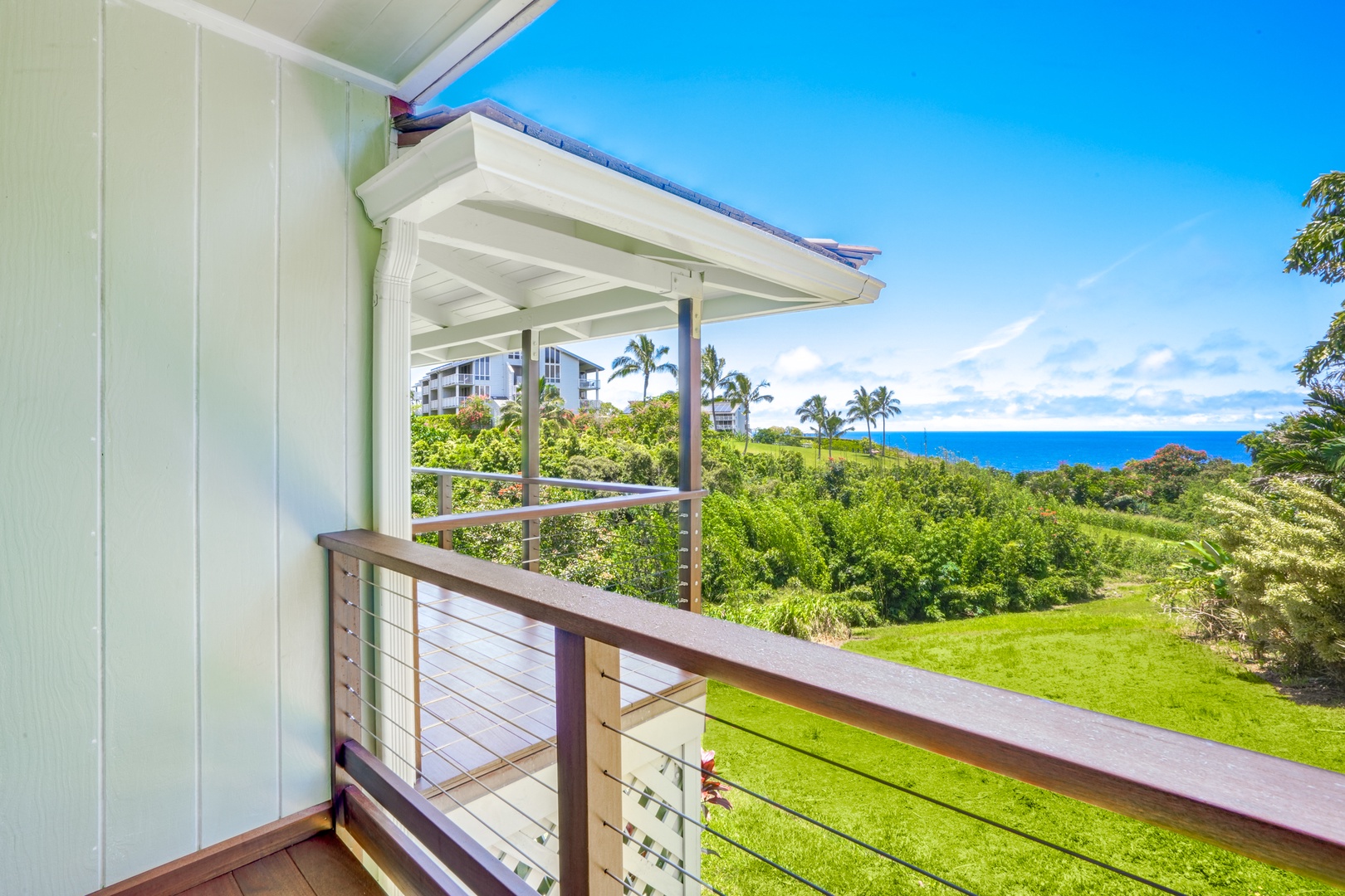 Princeville Vacation Rentals, Wai Lani - Scenic balcony views at guest suite 3