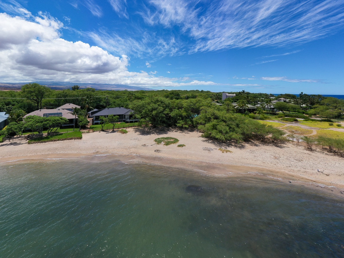 Kamuela Vacation Rentals, Puako Beach Getaway - Aerial shot of the home