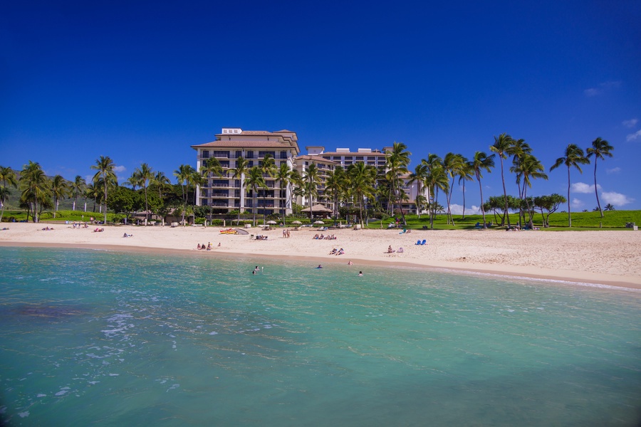 Kapolei Vacation Rentals, Ko Olina Kai 1027A - Ko Olina_s private lagoons with soft sands and crystal blue water, perfect for afternoon swim or spectacular views.