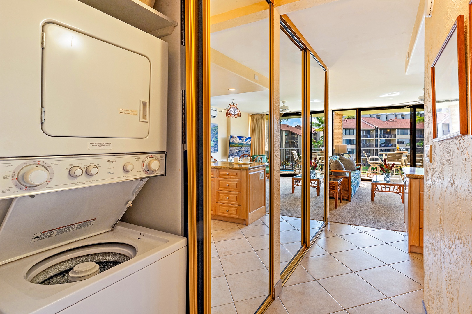 Lahaina Vacation Rentals, Papakea G-306 - The unit includes a convenient in-suite washer and dryer, making it easy to keep up with laundry during your stay.