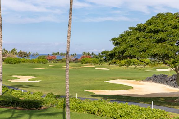 Kailua Kona Vacation Rentals, Fairways Villa 120A - Tremendous Views from the Lanai