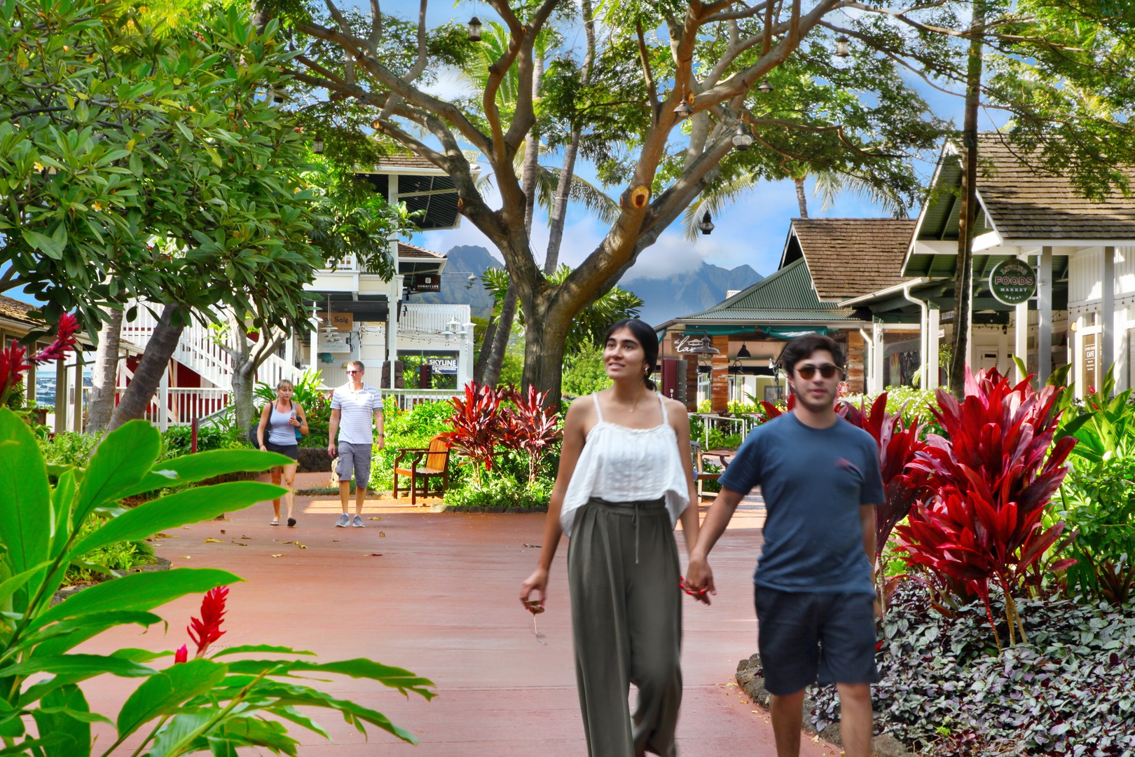 Koloa Vacation Rentals, Whalers Cove #133 - Relax, shop, and savor the local flavors as you explore this picturesque island marketplace.