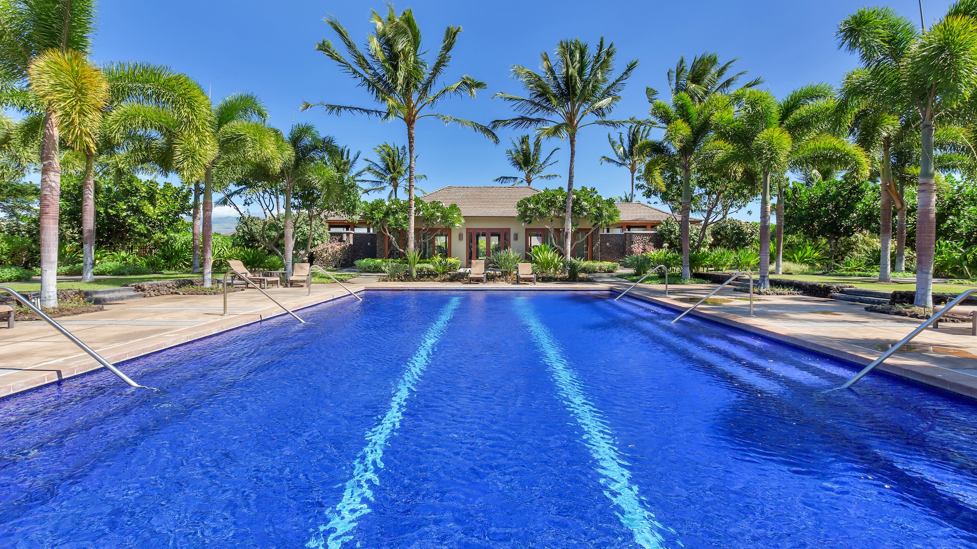 Kamuela Vacation Rentals, 4BD KaMilo (333) Home at Mauna Lani Resort - KaMilo recreation center's lap pool.