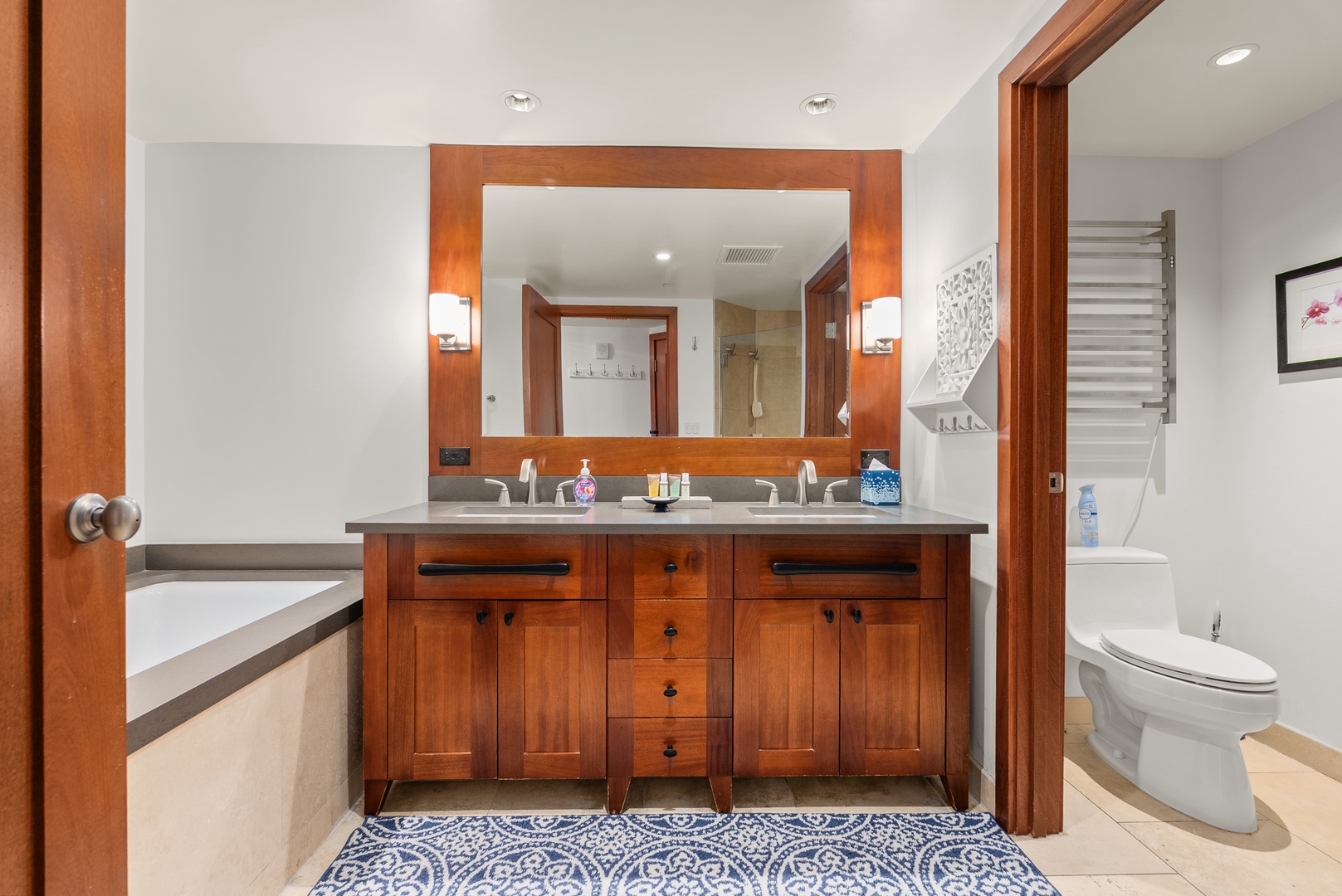 The primary ensuite means the morning rush never really becomes one.