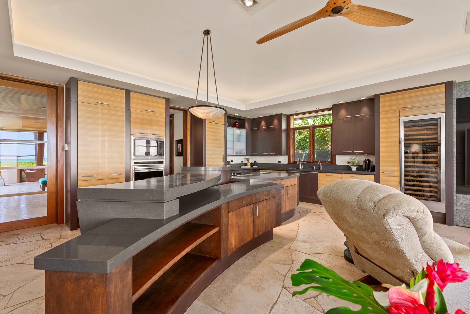 Kailua Vacation Rentals, Kailua Sands - Chef’s kitchen with expansive counter space.