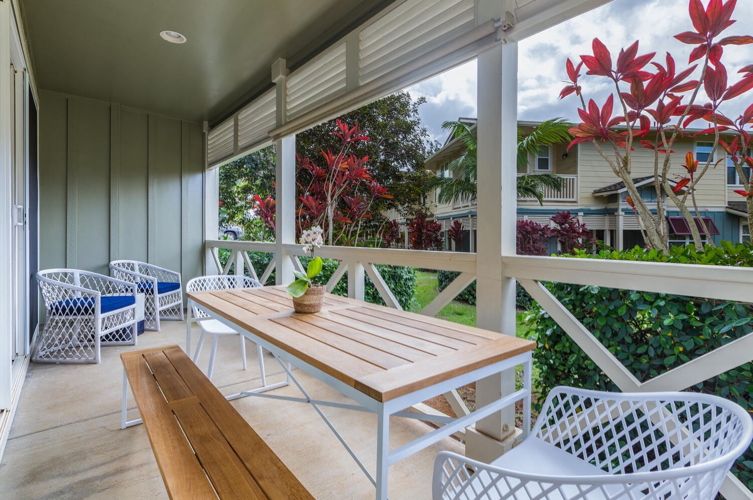 Princeville Vacation Rentals, Leilani Villa - Outoor patio