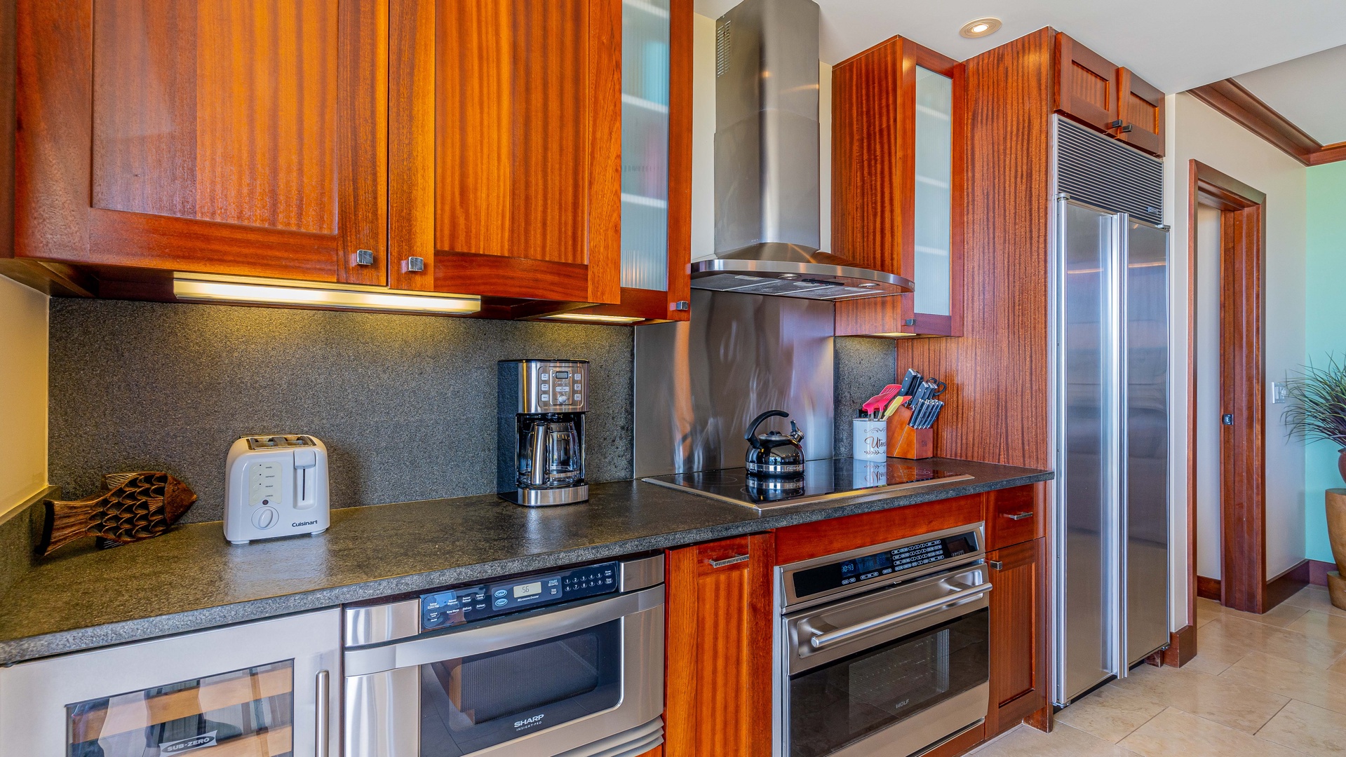 Kapolei Vacation Rentals, Ko Olina Beach Villas B410 - Stainless steel appliances for your culinary adventures.