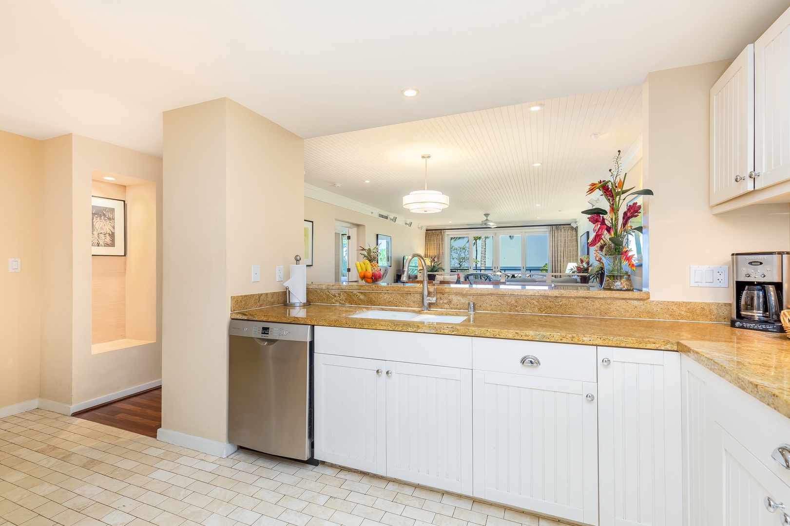 Kahuku Vacation Rentals, Turtle Bay Villas 201 - Kitchen