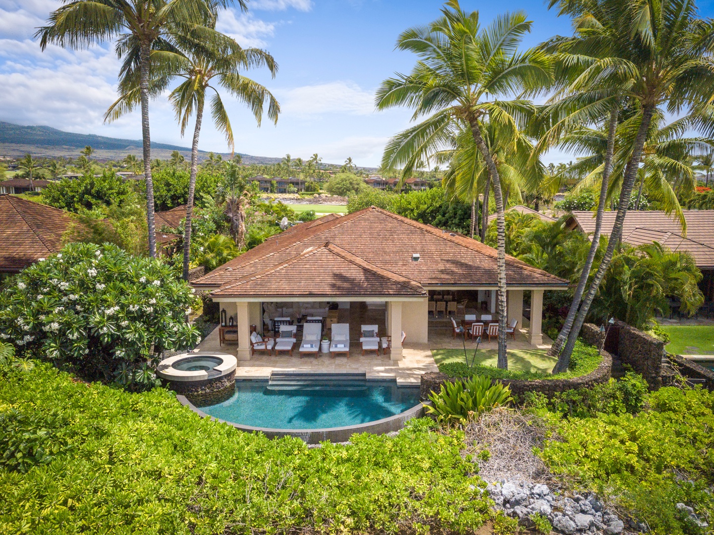 Kailua Kona Vacation Rentals, 4BD Pakui Street Estate (147) at Hualalai Resort - Paradise awaits! Walking distance to the resort center and its world class amenities.