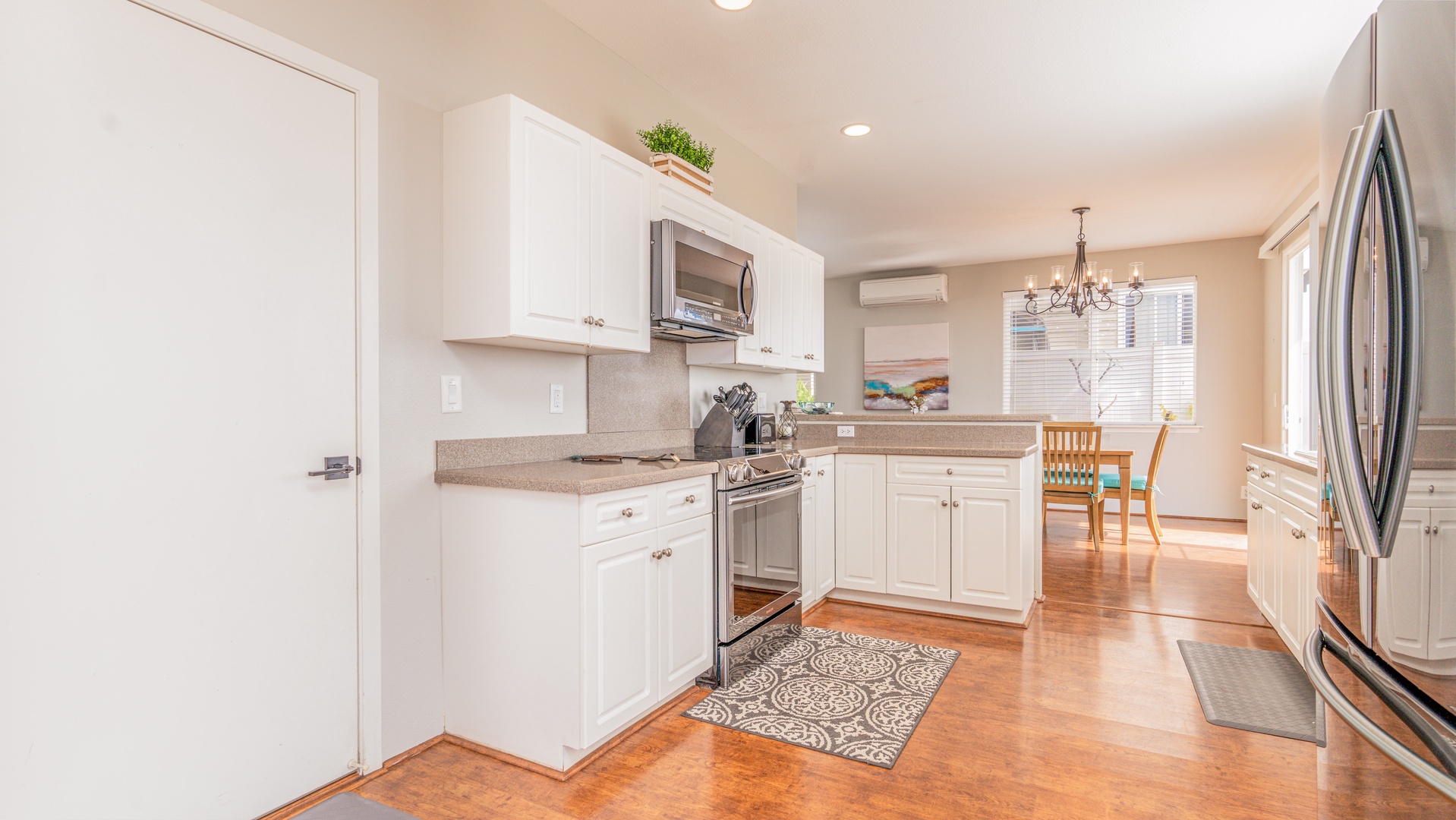 Kapolei Vacation Rentals, Makakilo Elele 48 - Kitchen area right off the dining table.