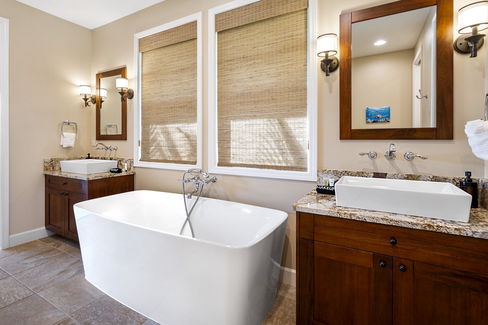 Kailua Kona Vacation Rentals, Kona Blue Vacations Holua Kai - Primary Bathroom ensuite