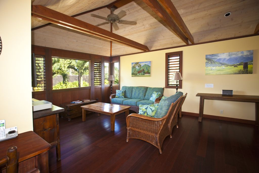 Hanalei Vacation Rentals, Hale Ylang Ylang TVNC-5108* - Living area