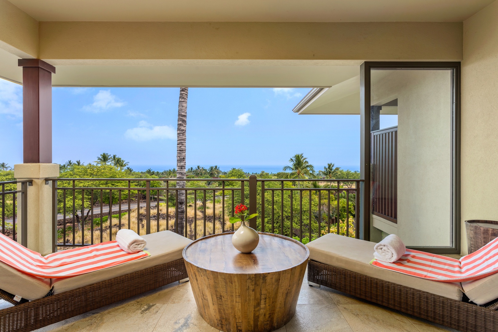 Kailua Kona Vacation Rentals, 3BD Hainoa Villa (2901D) at Four Seasons Resort at Hualalai - Primary suite private deck - find your zen time!