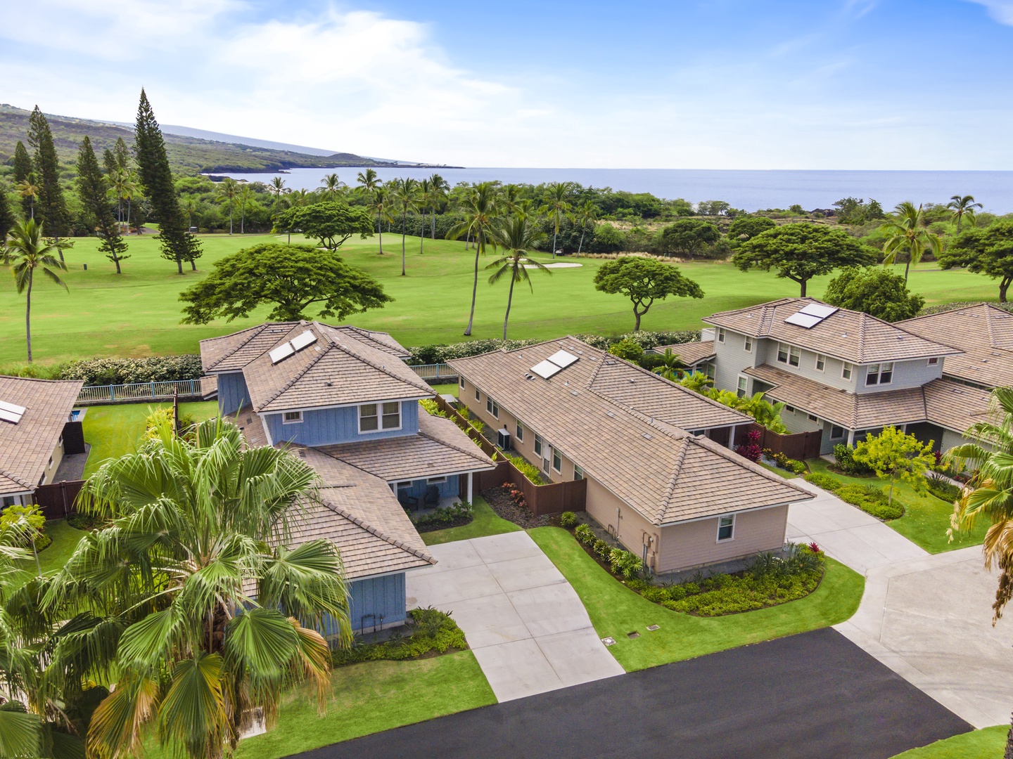 Kailua Kona Vacation Rentals, Holua Kai #9 - Aerials showcasing the home and proximity to the Ocean!