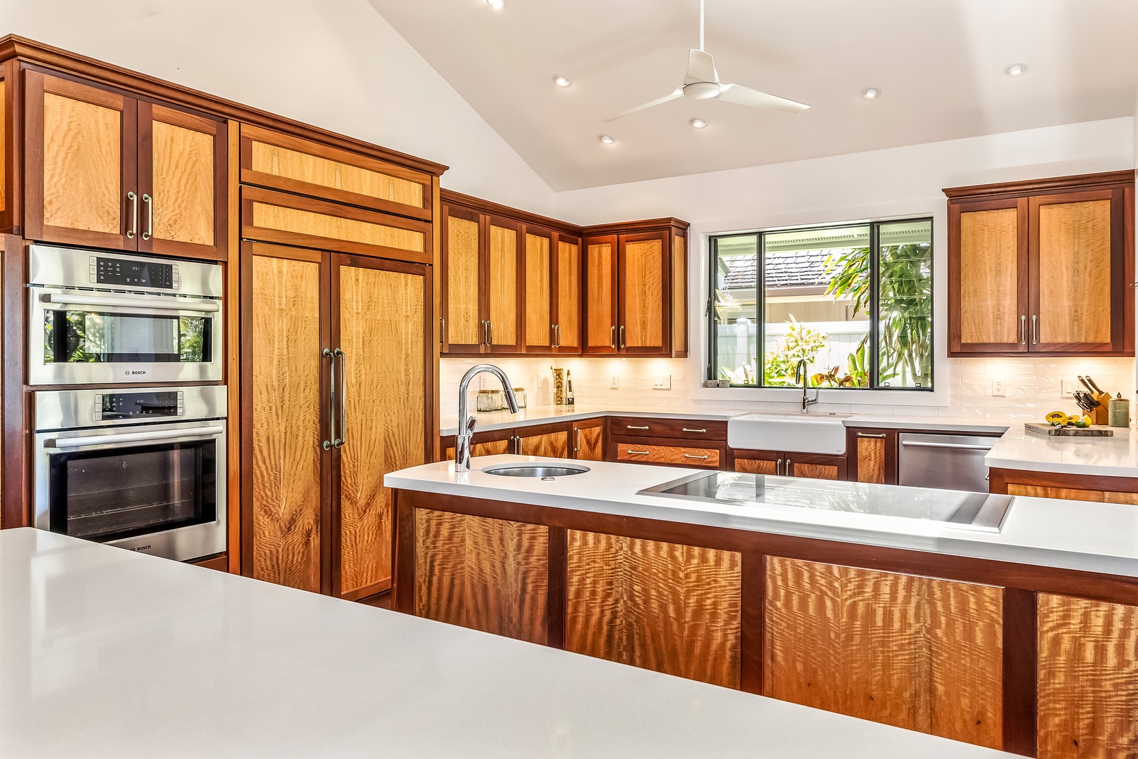 Kailua Vacation Rentals, Hale Ohana - The kitchen features stainless steel appliances