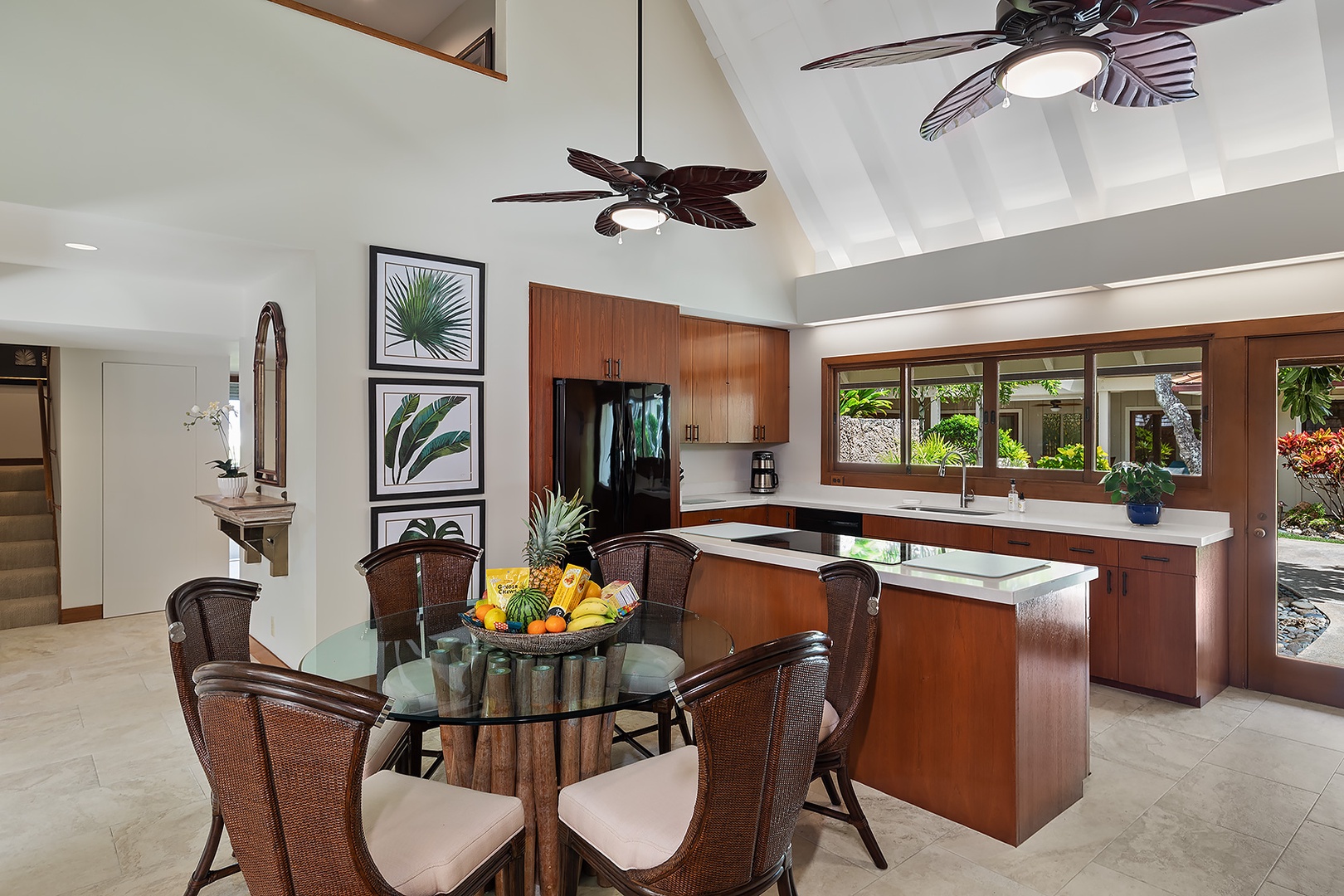 Kailua Vacation Rentals, Kailua Shores Estate 8 Bedroom - Main House - Kitchen - Dining