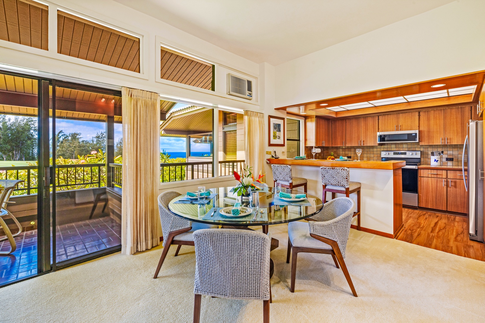 Lahaina Vacation Rentals, Kapalua Ridge 2321 - Gather around the dining table for meals with family and friends, or step out onto the lanai to take in the beautiful view