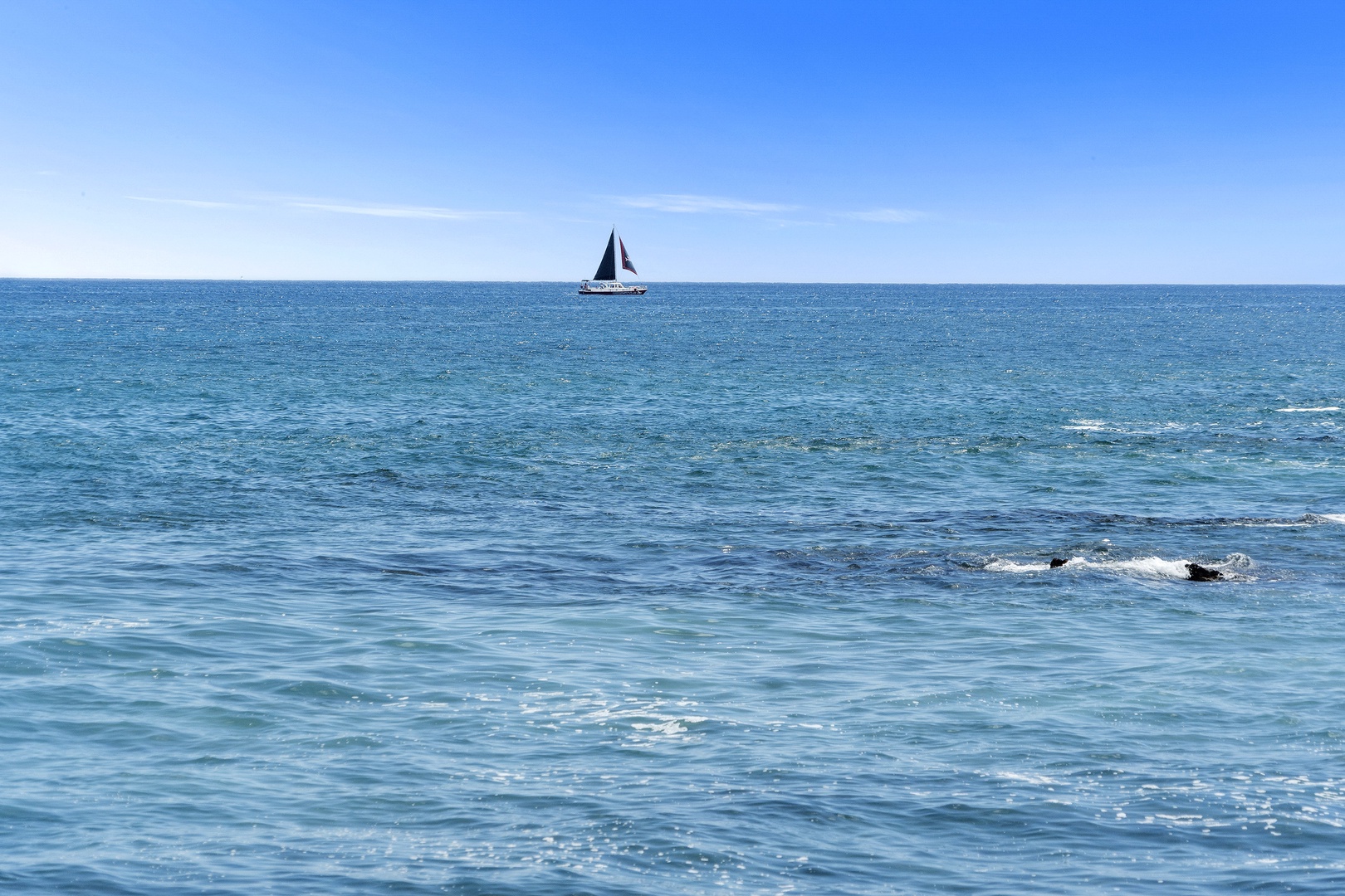 Kailua Kona Vacation Rentals, Hale Pua - Sail boat right in front of Hale Pua