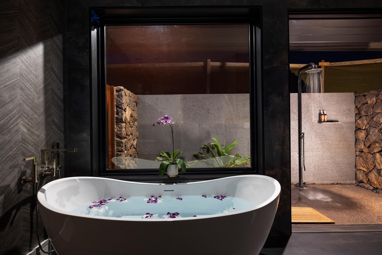 Koloa Vacation Rentals, Hale o ka Nene - Unwind in a luxurious soaking tub where spa-day relaxation is part of your everyday experience.