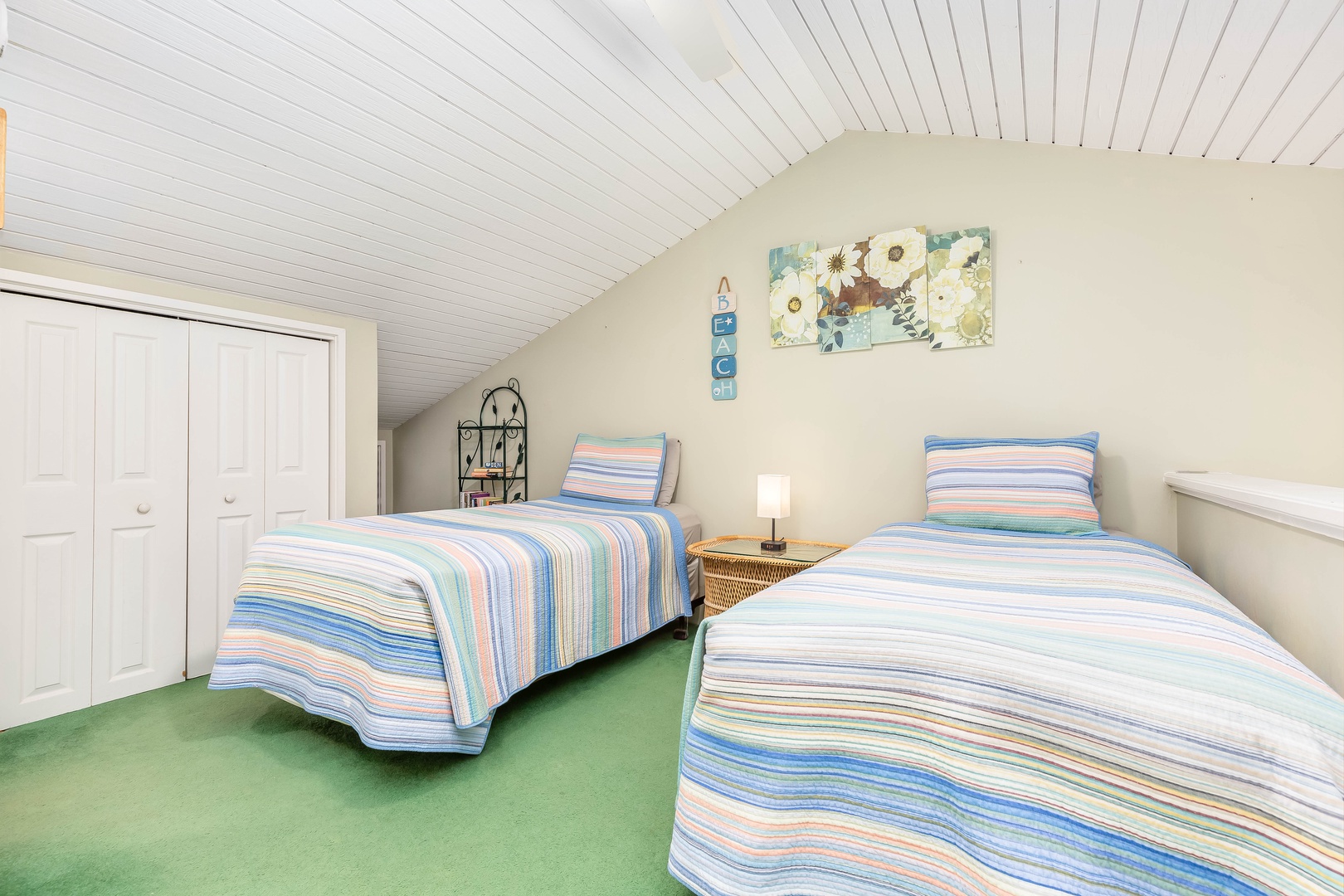 Kahuku Vacation Rentals, Ilima West Kuilima Estates #18 at Turtle Bay - Loft bedroom access to its ensuite bathroom.