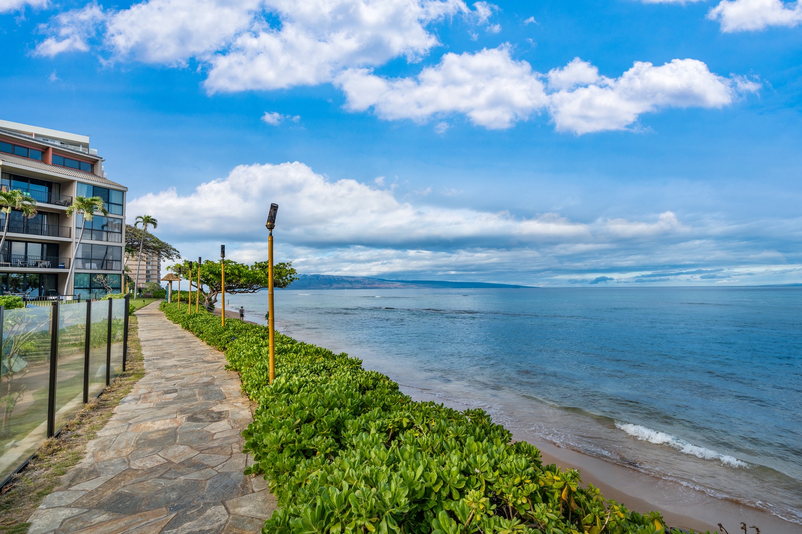 Lahaina Vacation Rentals, Kaanapali Shores 544 - Stroll along the beachside path at Kaanapali Shores 544, with stunning ocean views just steps away.