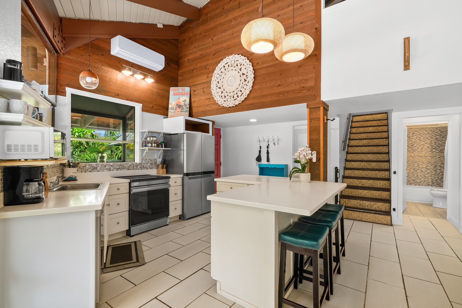 Princeville Vacation Rentals, Mauna Kai 7B - A bright corner made for the in-between moments of a slow day.