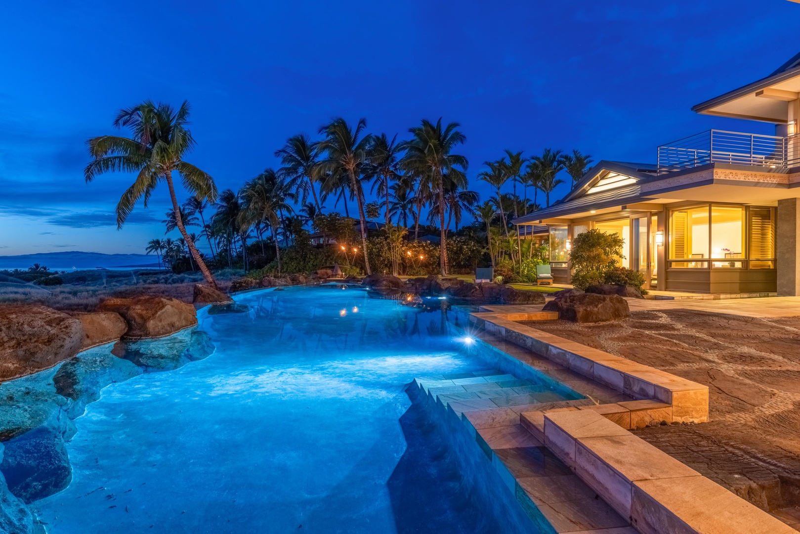 Kamuela Vacation Rentals, Mauna Kea Resort Bluffs 22 - The Beach House - Relax and immerse yourself in the stunning pool, where every moment is an invitation to unwind.