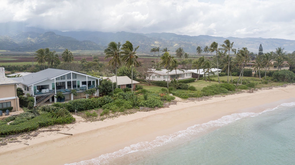 Waialua Vacation Rentals, Sea of Glass* - Aerial shot of property and surrounding neighborhood