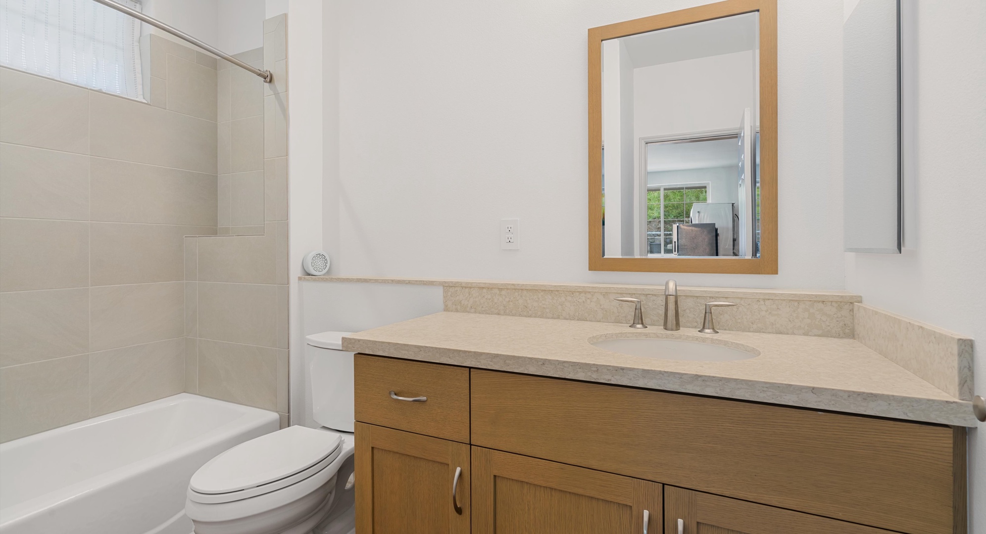 Makaha Valley Vacation Rentals, Makaha Valley Hale Kai** - Bright bathroom with clean finishes, perfect for a quick refresh.