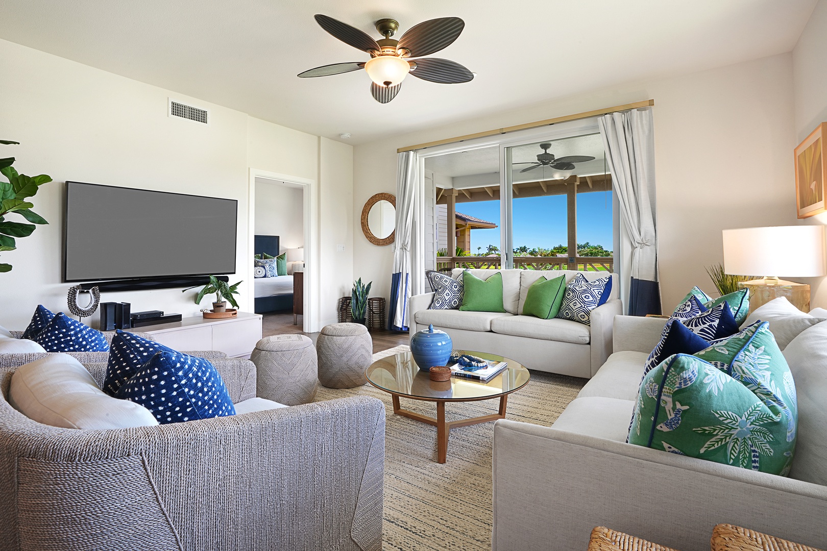 Koloa Vacation Rentals, Pili Mai 6K - Living room