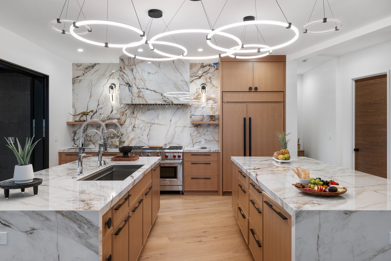 Koloa Vacation Rentals, Hale o ka Nene - Feel inspired by every detail, from designer lighting to stunning waterfall countertops in the gourmet kitchen.
