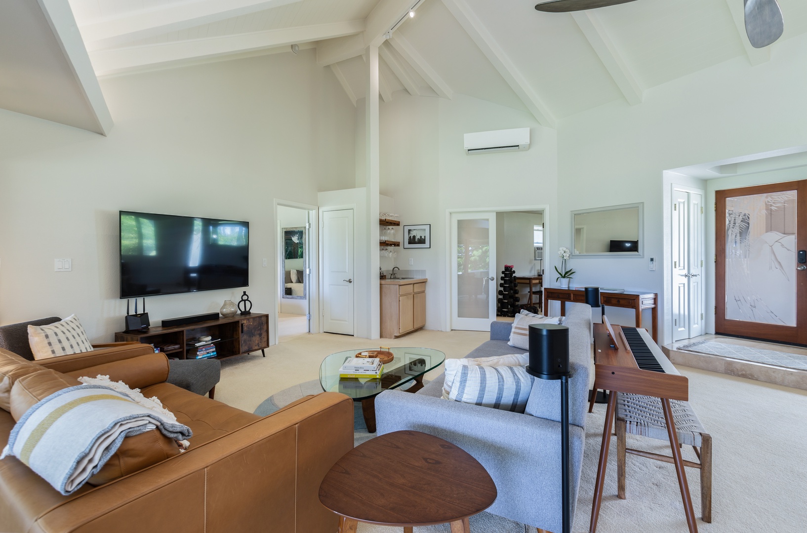 Princeville Vacation Rentals, Wai Puna - Curl up and catch up with family and friends in the living area
