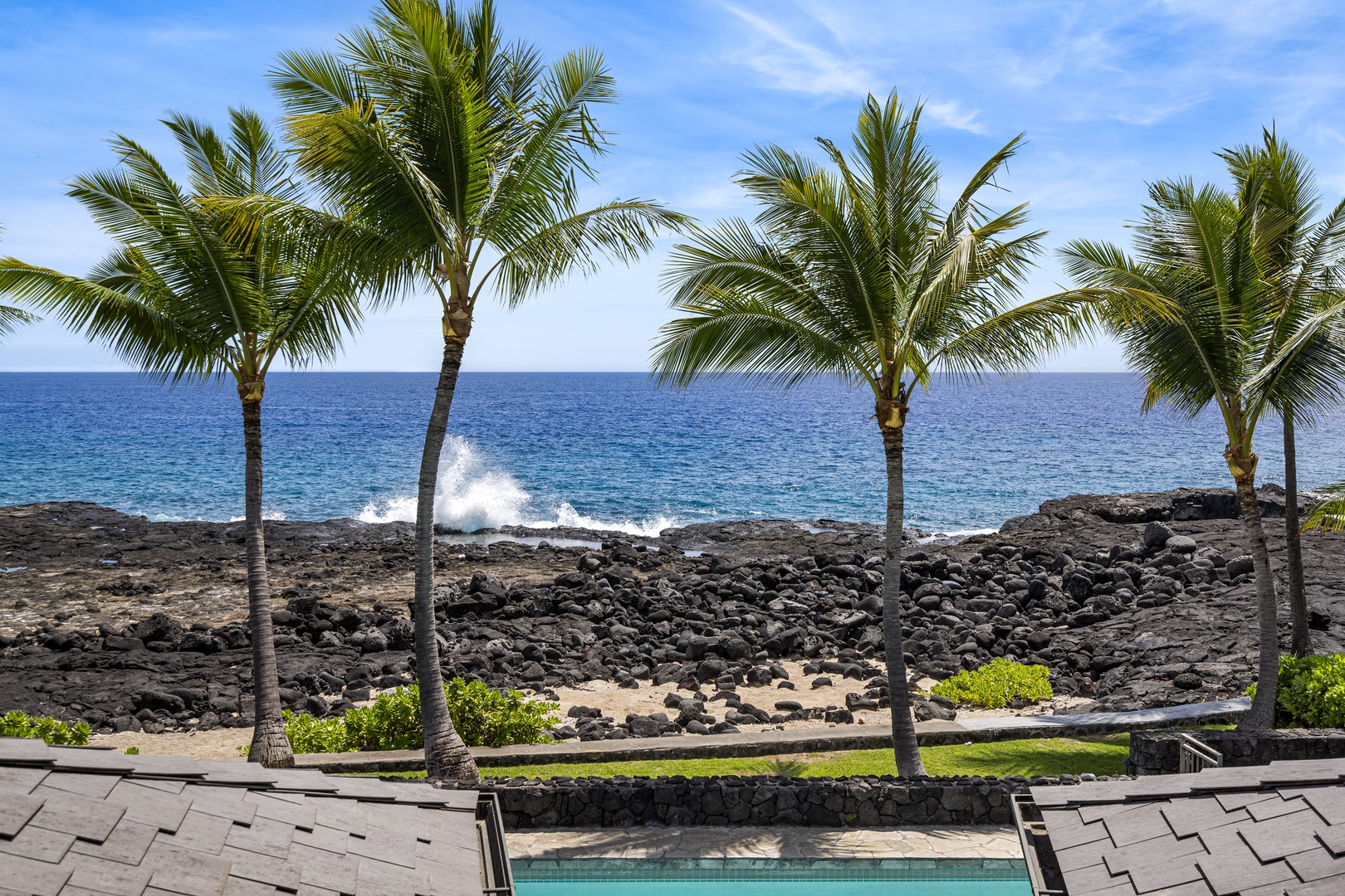 Kailua Kona Vacation Rentals, Kona Blue - Ocean Views from the Primary bedroom Lanai