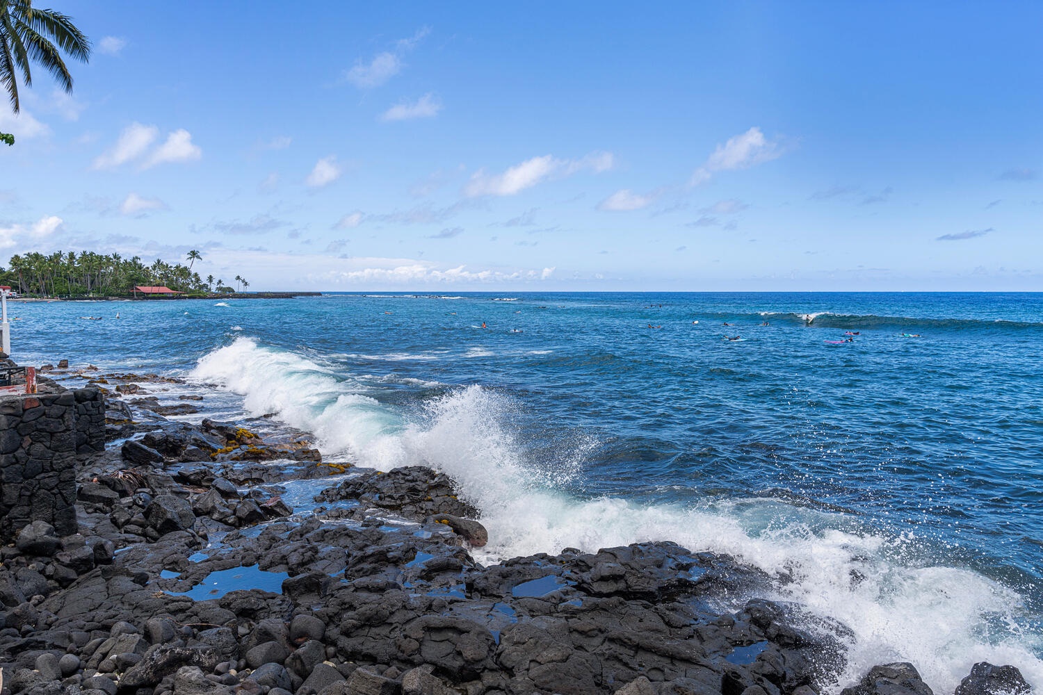 Kailua Kona Vacation Rentals, The Cottage - Feel the energy of the ocean as waves break just steps from your lanai.