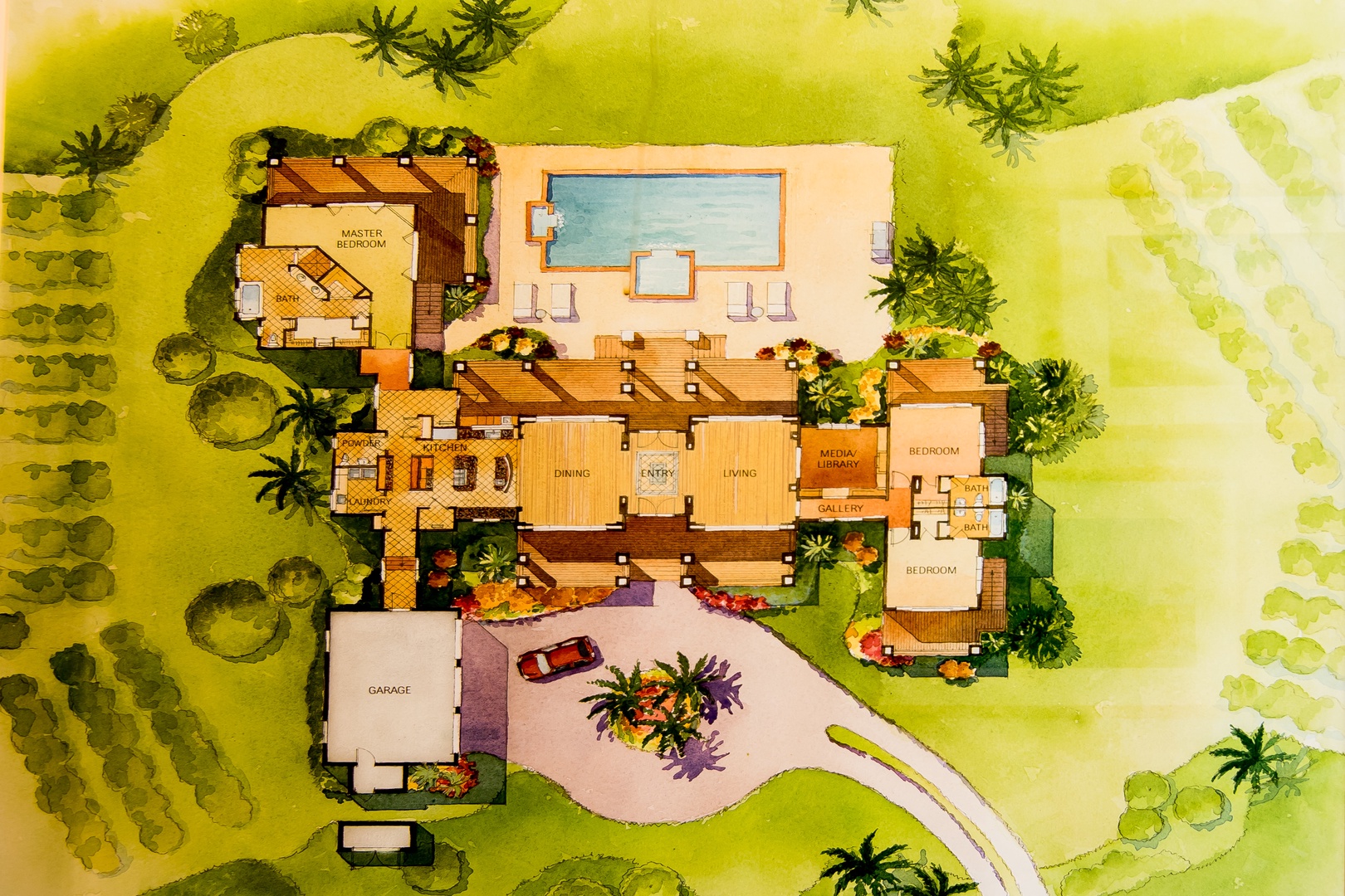 Lahaina Vacation Rentals, Rainbow Hale Estate* - Rainbow Hale Estate Layout