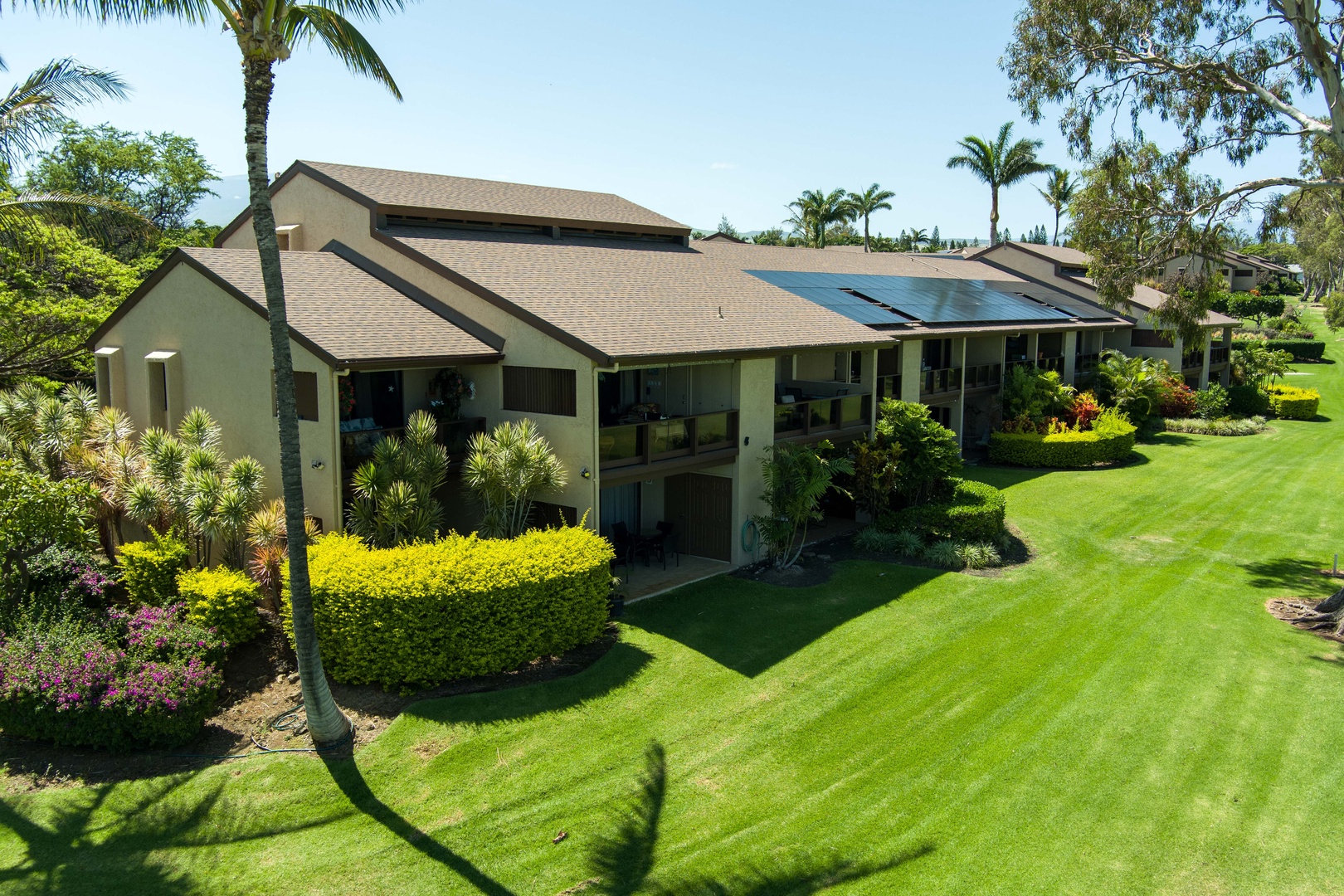 Waikoloa Vacation Rentals, Waikoloa Villas A107 - Beautiful Greenery and Two Terraces Offer Peace and Tranquility