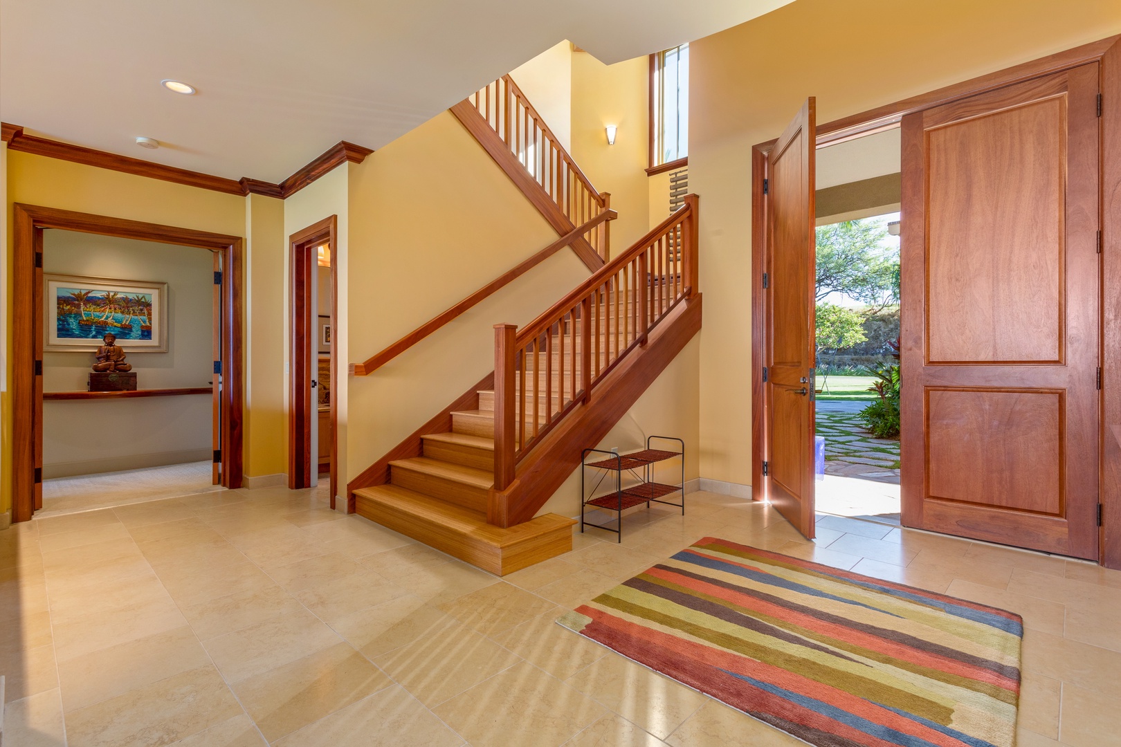 Kamuela Vacation Rentals, Kaunaoa 7B at Mauna Kea Resort - Entry foyer