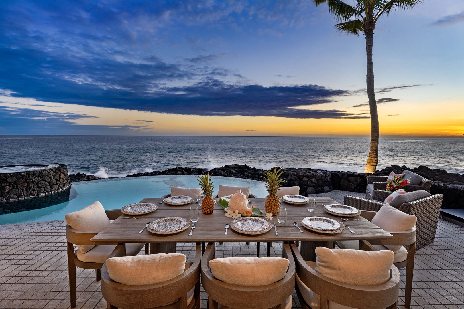 Kailua Kona Vacation Rentals, Ali'i Point #9 - Gorgeous sunset dining experiences