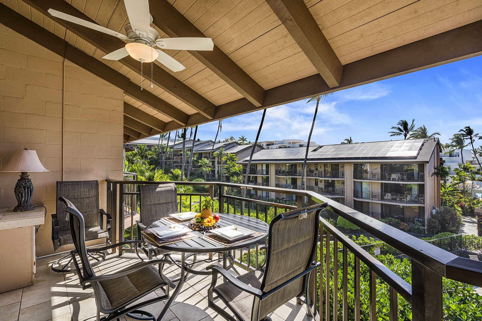 Kailua Kona Vacation Rentals, Kona Makai 6305 - Dining with ocean views